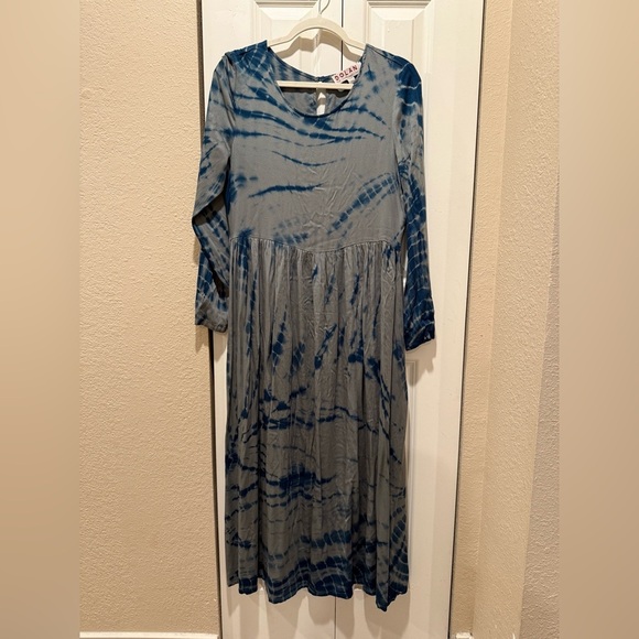 Anthropologie Dolan Eliska Tie Dye Midi Flowy Dress , size Small - Picture 7 of 9